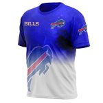 Buffalo Bills White And Blue Galaxy Graphic Gift For Fan AOP T-Shirt