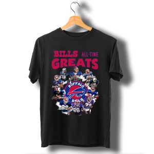 Buffalo Bills All Team Greats All Players Signature T Shirt