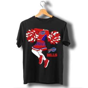 Buffalo Bills Girls Toddler Pom Pom Cheer T Shirt