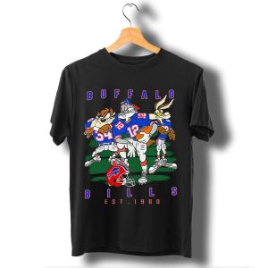 Bugs Taz Bunny Buffalo Bills Football Team T Shirt