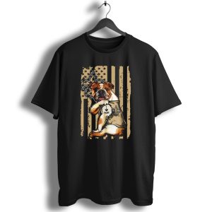 Bulldog I Love Mom New Orleans Saints Fleur De Lis T Shirt