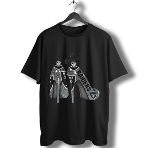 Butterfly High Heels Oakland Raiders T-Shirt