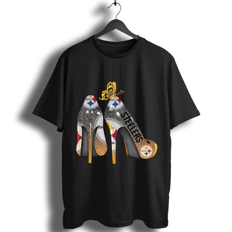 Butterfly High Heels Pittsburgh Steelers Shirt T Shirt 1