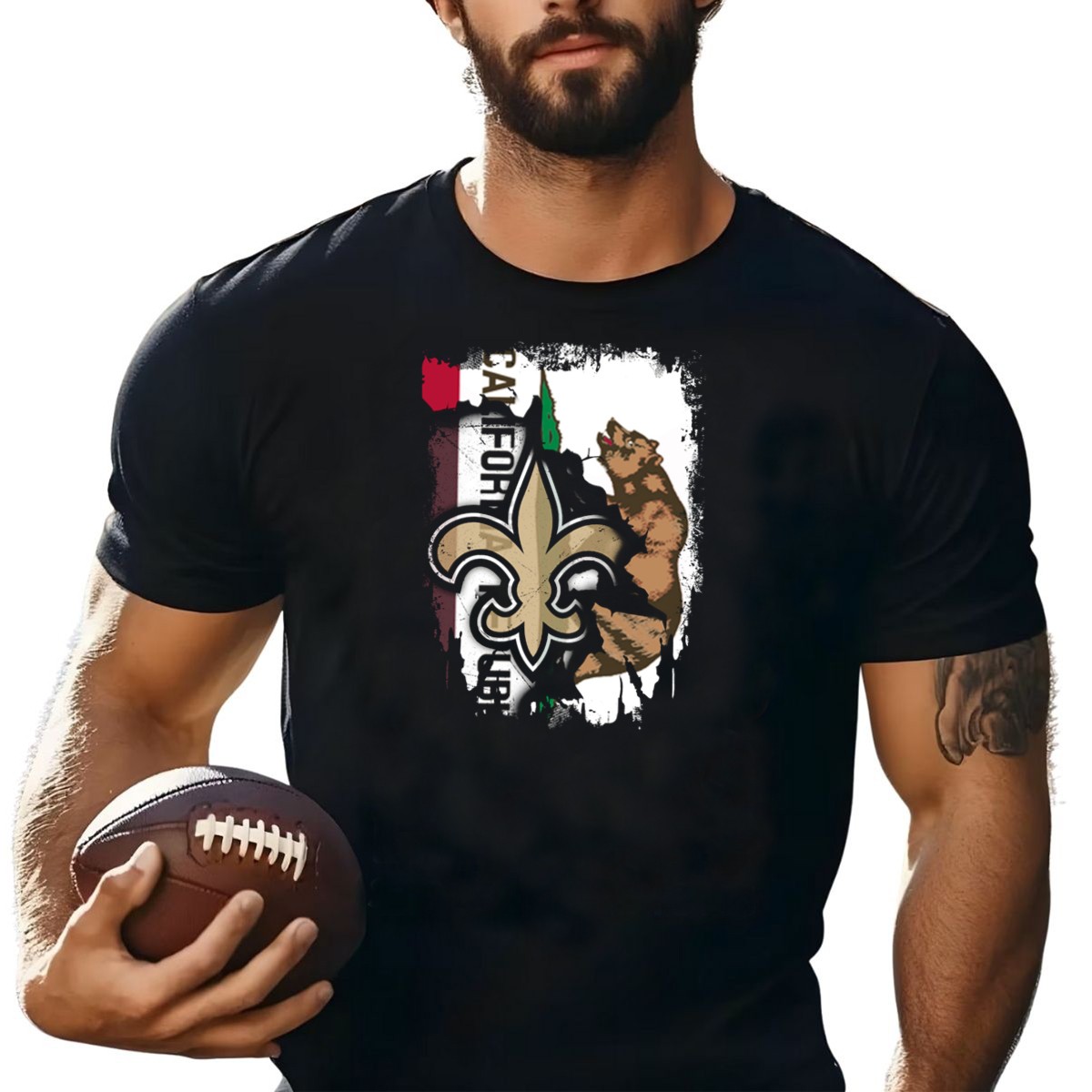 California-Republic-Fleur-De-Lis-Saints-Bear-Flag-Fusion-T-Shirt-1_t-shirt-4_5