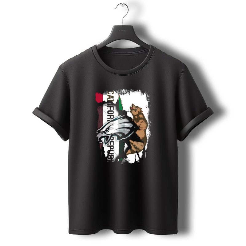 California Republic With Eagles T Shirt T Shirt 0 1