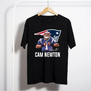 Cam Newton New England Patriots Signature T-Shirt