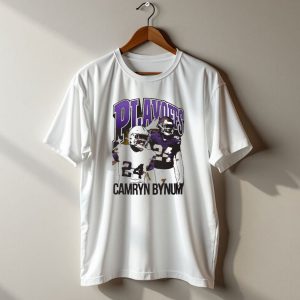 Camryn Bynum Playoffs Minnesota Vikings 24 Nfl Vintage T Shirt