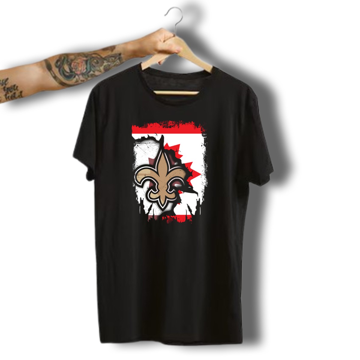 Canada-Saints-Maple-Leaf-Burst-Fleur-De-Lis-T-Shirt-1_t-shirt-3_4