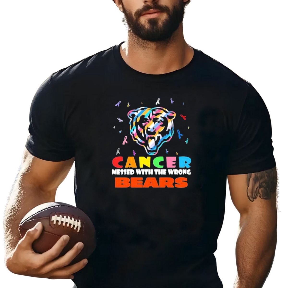 Cancer-Messed-With-The-Wrong-Colorful-Ribbon-Chicago-Bears-T-Shirt-1_t-shirt-1_2