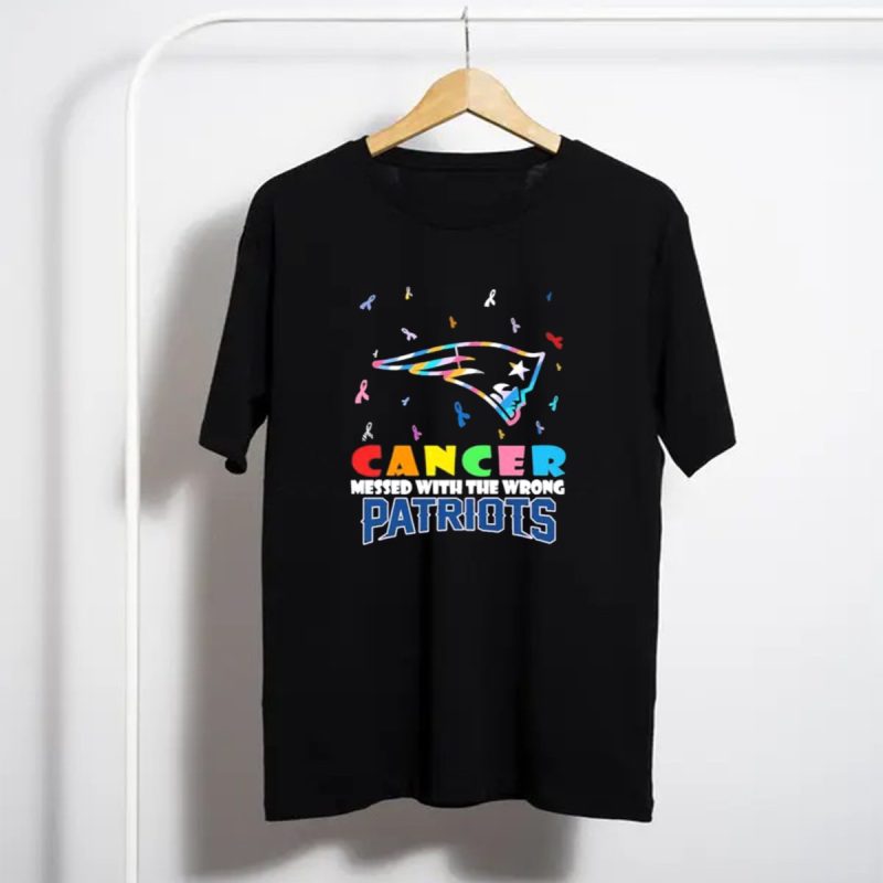 Cancer Messed With The Wrong Patriots New England T Shirt T Shirt 1