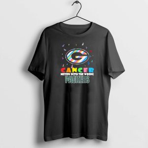  Messed With The Wrong Packers Colorful Awareness T-Shirt