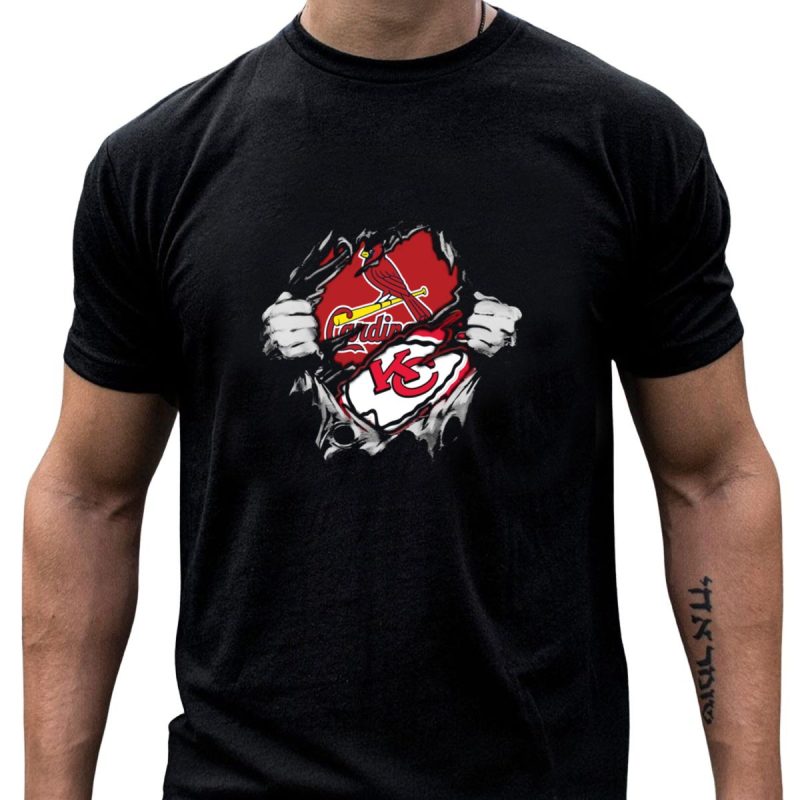 Cardinals Chiefs Forever Torn Loyalty T Shirt T Shirt 1 1