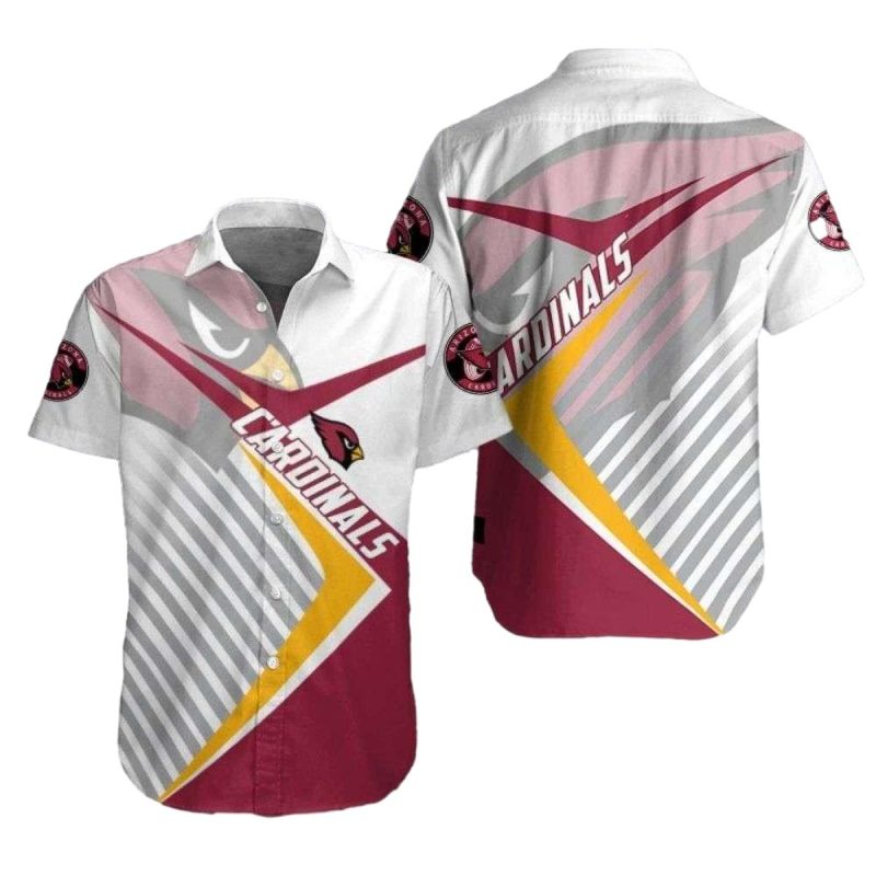 Cardinals Crossplay Artistic Stripe Hawaiian Shirt 1