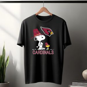 Cardinals Snoopy Woodstock Arizona Cardinals T-Shirt