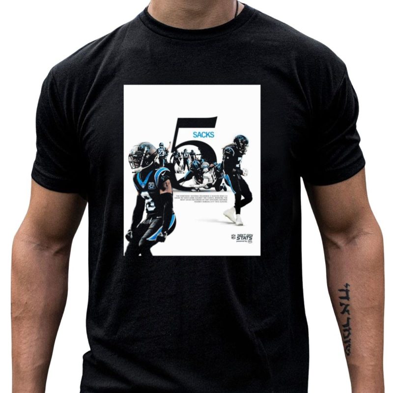 Carolina Panthers 5 Sacks Season High Game Against Chiefs Next Gen Stats T Shirt T Shirt 1 1