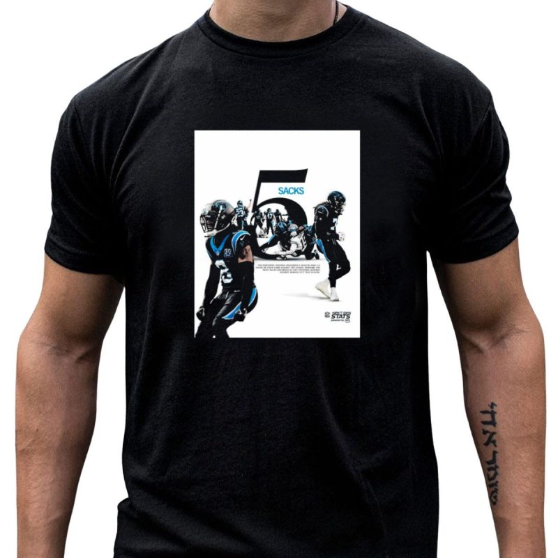 Carolina Panthers Defense 5 Sacks Chiefs Game Next Gen Stats T Shirt T Shirt 1 1
