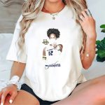 Carsen Murray Marquette Golden Eagles #12 Signature Cartoon Mu T Shirt t shirt 1 2