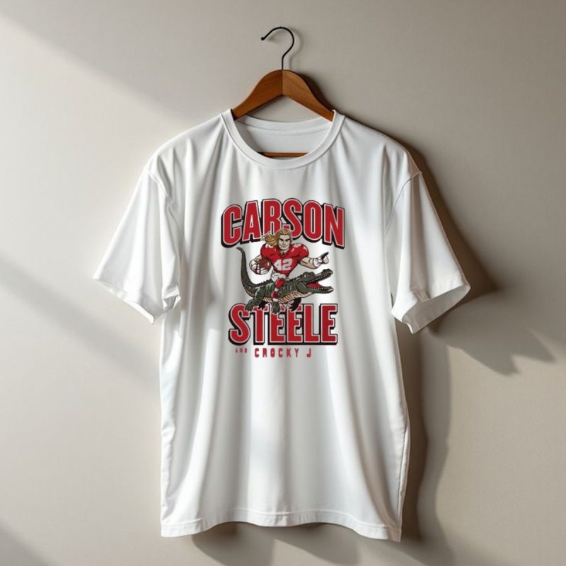 Carson Steele Riding Crocky J Football Kansas City Chiefs T Shirt T Shirt 1 1