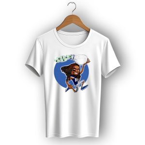 Ceedee Lamb Dallas Cowboys 136M Extension Cartoon T-Shirt