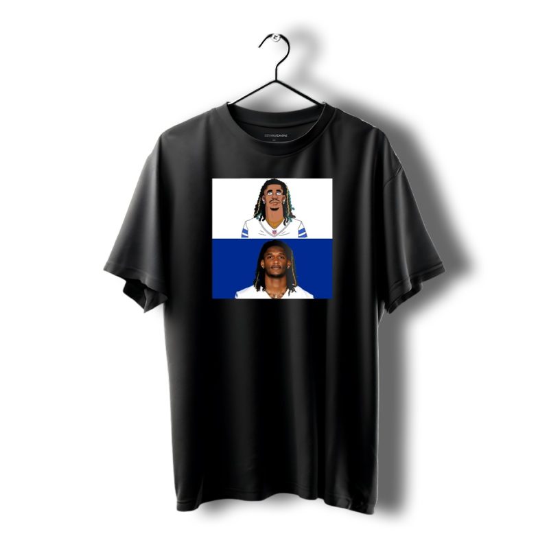 Ceedee Lamb Dallas Cowboys Meet The Simpsons Mashup Drawing T Shirt 1 T Shirt 1 1