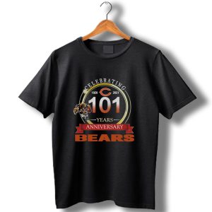 Celebrating 101 Years Chicago Bears Anniversary 1920 2021 T Shirt
