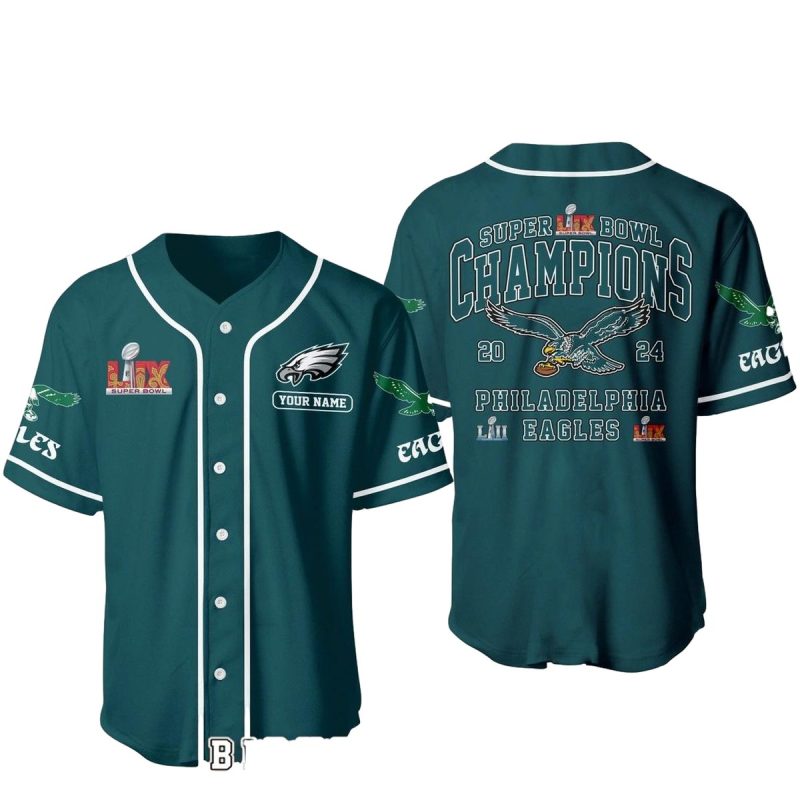 Champions Philadelphia Eagles Baseball Jersey 1