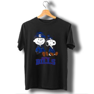 Charlie Brown Snoopy Buffalo Bills Fans 2025 T-Shirt