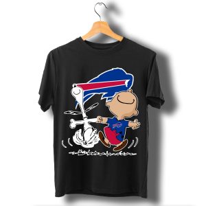 Charlie Brown & Snoopy Buffalo Bills T Shirt