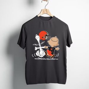 Charlie Brown & Snoopy Cleveland Browns T-Shirt