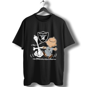 Charlie Brown & Snoopy Oakland Raiders T-Shirt