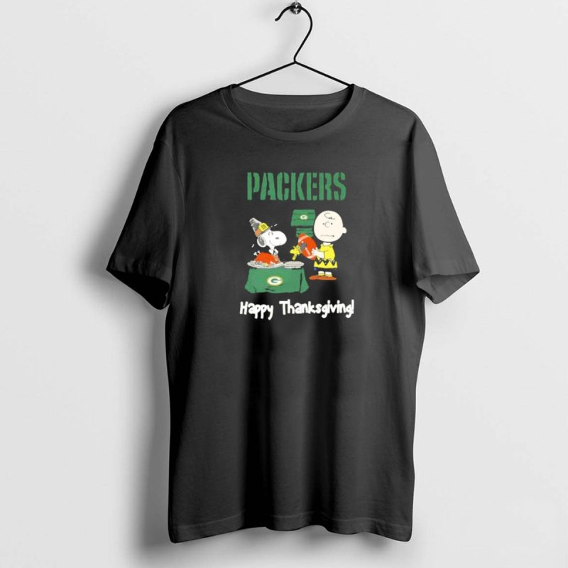 Charlie Brown Snoopy Packers Happy Thanksgiving T Shirt 1 1 T Shirt 1 1 1