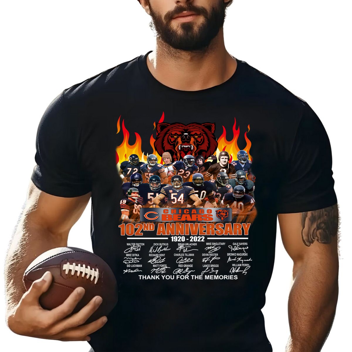 Chicago-Bears-102nd-anniversary-1920-2022-Signature-Thank-You-For-The-Memories-Shirt_t-shirt-1_2