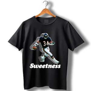 Chicago Bears 34 Sweetness Walter Payton Football T-Shirt