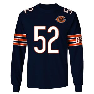 Chicago Bears 52 Khalil Mack AOP Sweatshirt