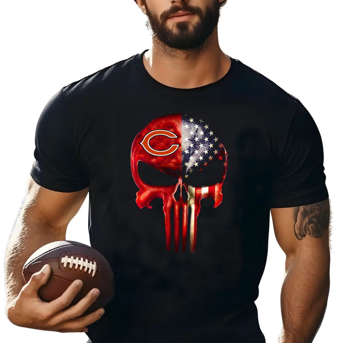 Chicago-Bears-American-Flag-Skull-Fan-T-Shirt-1_t-shirt-1_2