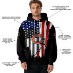 Chicago-Bears-American-Pride-Black-AOP-Hoodie-4