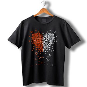 Chicago Bears And Chicago White Sox Love T-Shirt