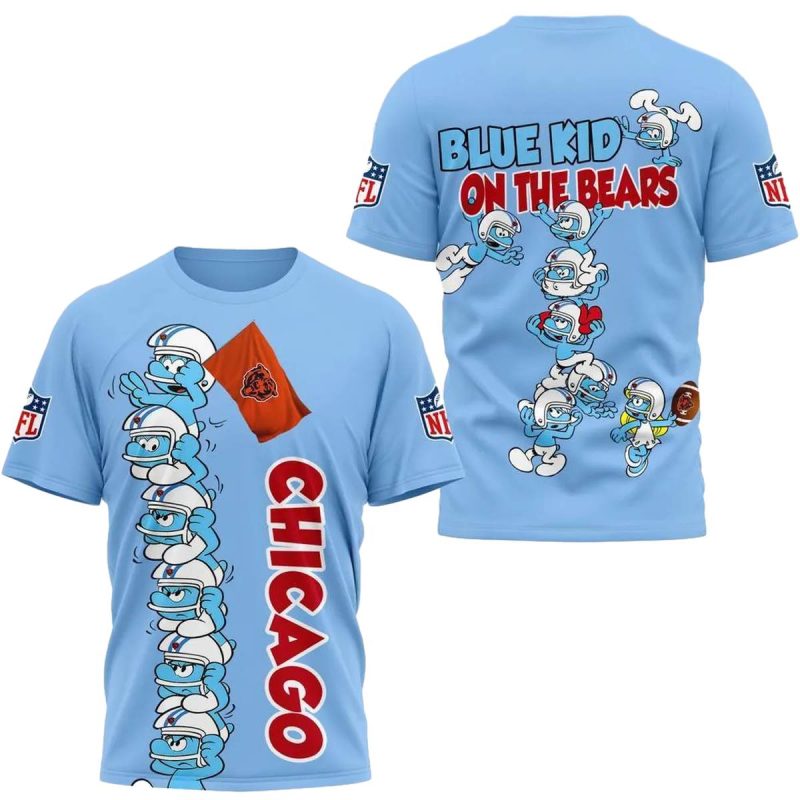 Chicago-Bears-And-Smurfs-Aop-T-Shirt-1 Chicago Bears And Smurfs Aop T Shirt 1