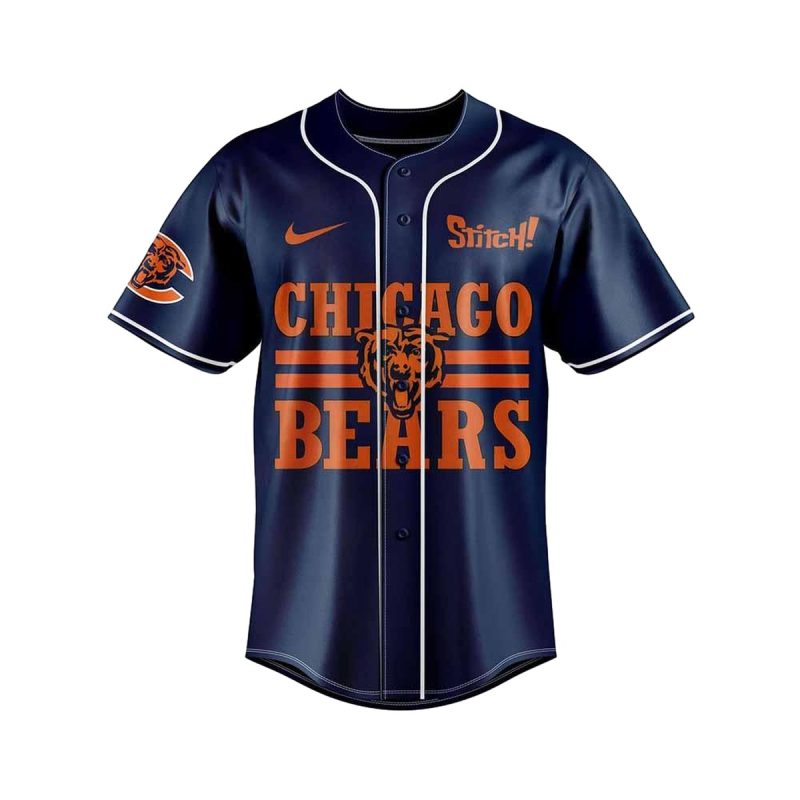 Chicago-Bears-And-Stitch-Baseball-Jersey-2 Chicago Bears And Stitch Baseball Jersey 2
