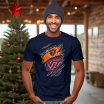 Chicago-Bears-And-Virginia-Tech-Hokies-Rip-Claw-Logo-Fusion-T-Shirt-1_t-shirt-3_4