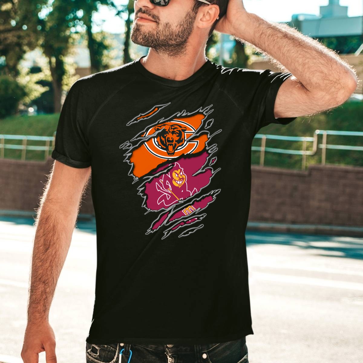 Chicago-Bears-Arizona-State-Sun-Devils-Logo-Mashup-T-Shirt-1_t-shirt-4_5