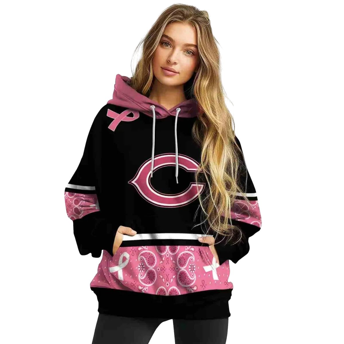 Chicago-Bears-Awareness-Ribbon-Black-Pink-AOP-Hoodie-3