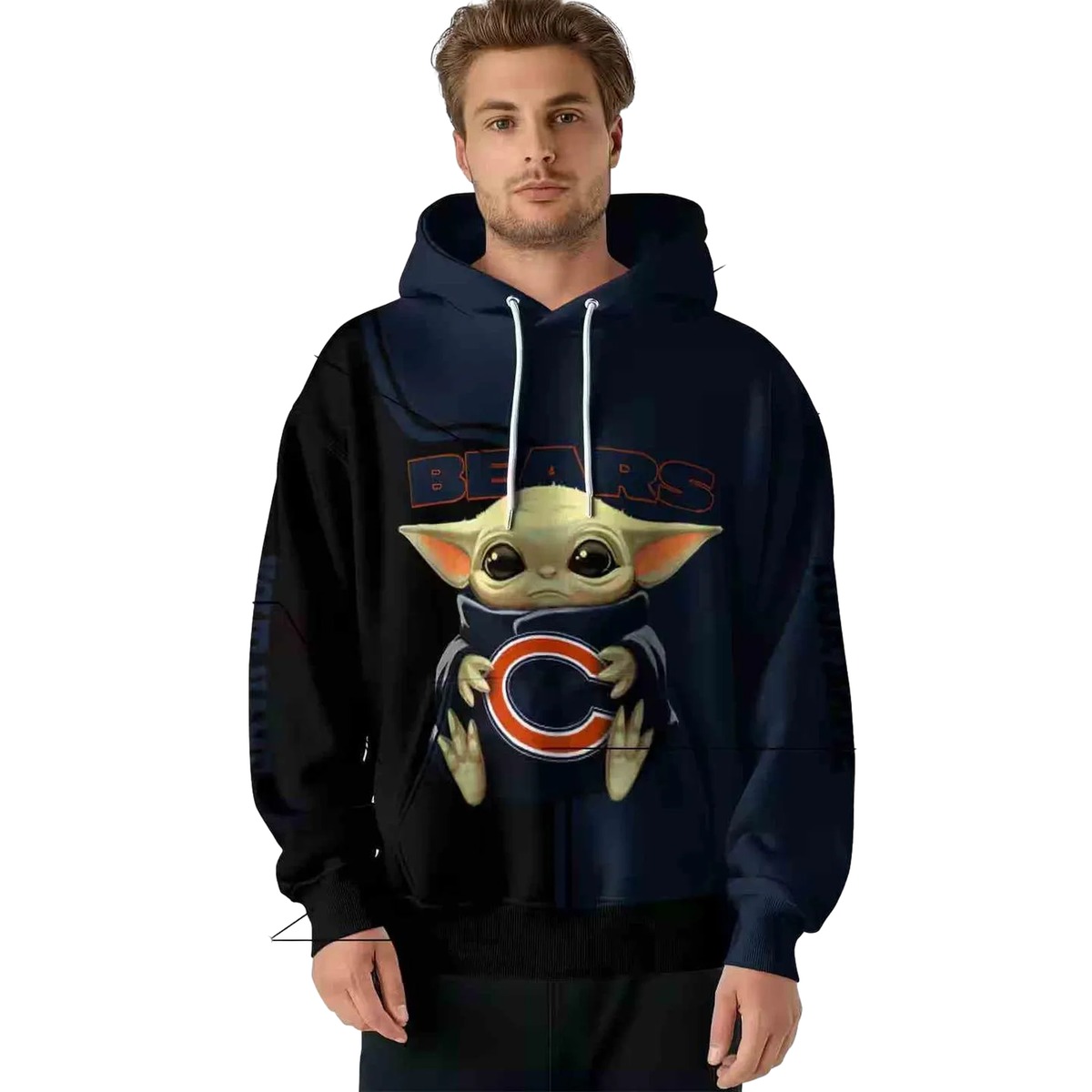 Chicago-Bears-Baby-Yoda-Blue-Black-AOP-Hoodie-4
