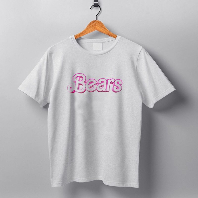 Chicago-Bears-Barbie-Bears-Pink-T-Shirt-1_T-Shirt-1 Chicago Bears Barbie Bears Pink T Shirt 1 T Shirt 1