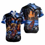 Chicago Bears Beachside Warrior Hawaiian Shirt