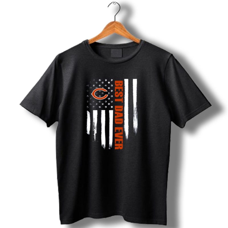 Chicago-Bears-Best-Dad-Ever-American-Flag-T-Shirt-1_T-Shirt-1 Chicago Bears Best Dad Ever American Flag T Shirt 1 T Shirt 1