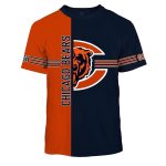 Chicago-Bears-Big-Logo-Blue-And-Orange-AOP-T-Shirt-1