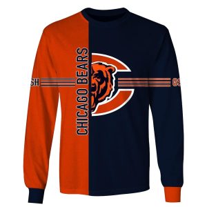 Chicago Bears Big Logo Lovely AOP Sweatshirt