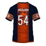 Chicago-Bears-Brian-Urlacher-54-Jersey-with-Signature-AOP-T-Shirt-2