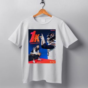 Chicago Bears Cairo Santos 1K Career Points Signature Bears T Shirt